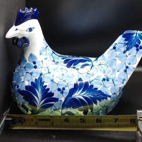 Vintage Porcelain Chicken - Picture 7 of 10